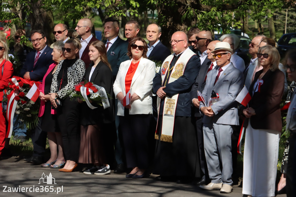 Fotorelacja Zawiercie: 235. rocznica uchwalenia Konstytucji 3 Maja