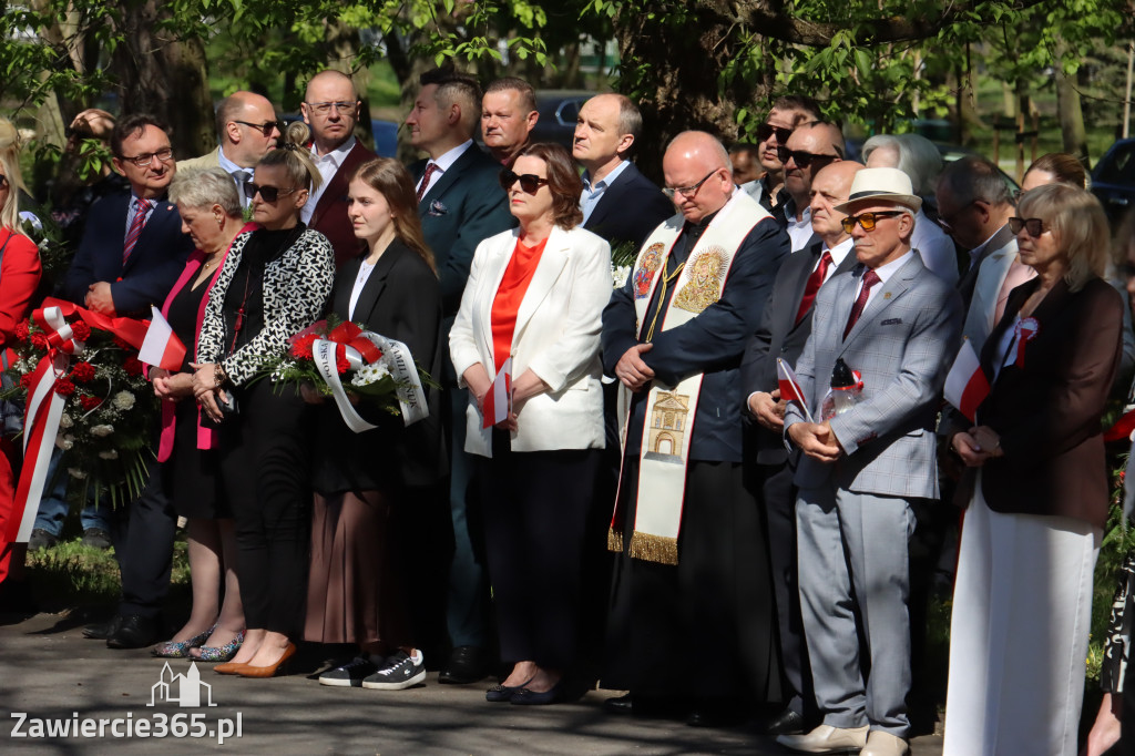 Fotorelacja Zawiercie: 235. rocznica uchwalenia Konstytucji 3 Maja