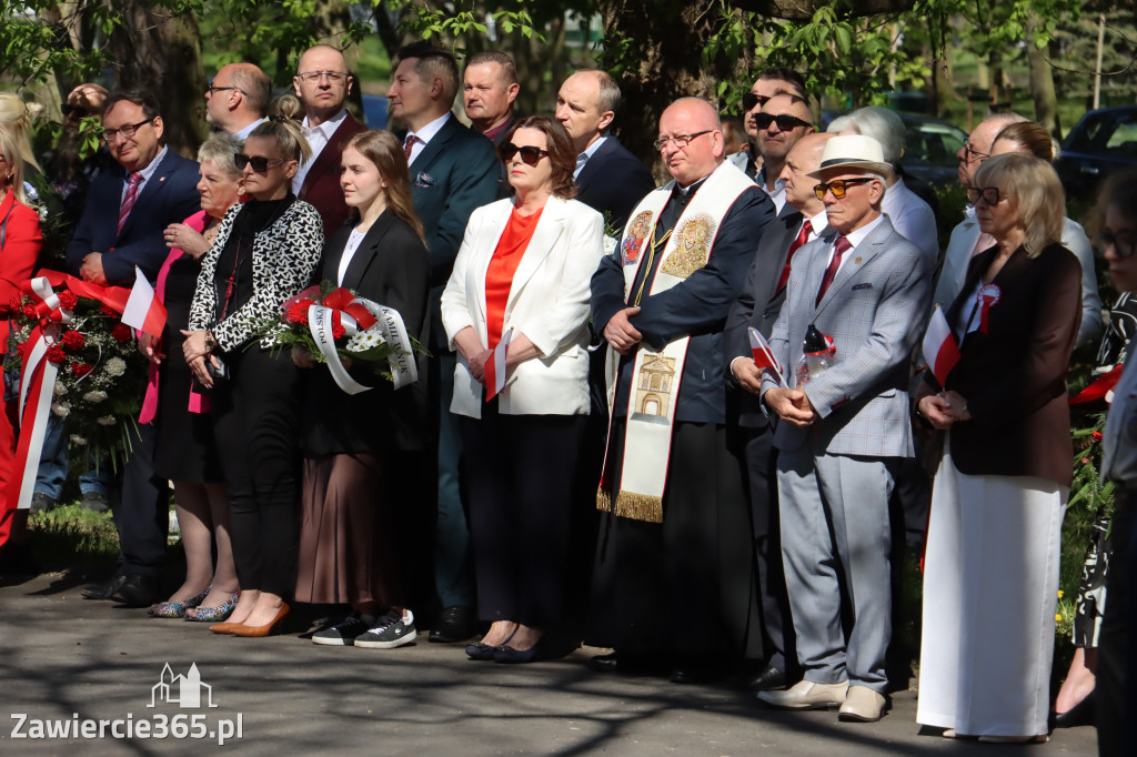 Fotorelacja Zawiercie: 235. rocznica uchwalenia Konstytucji 3 Maja