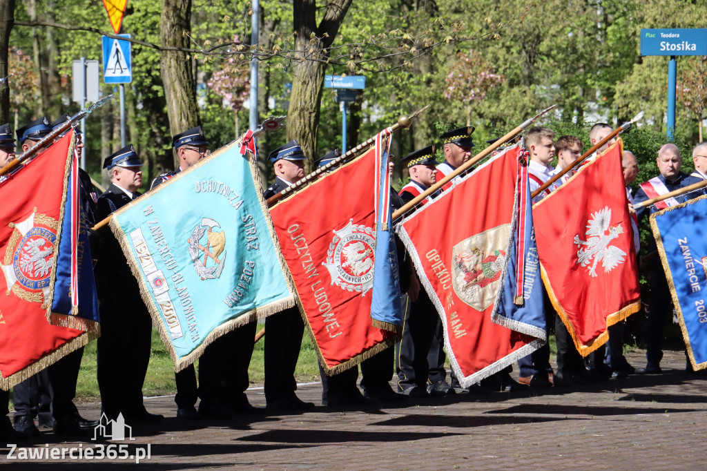 Fotorelacja Zawiercie: 235. rocznica uchwalenia Konstytucji 3 Maja