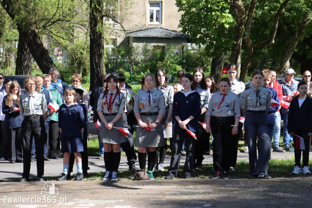 Fotorelacja Zawiercie: 235. rocznica uchwalenia Konstytucji 3 Maja