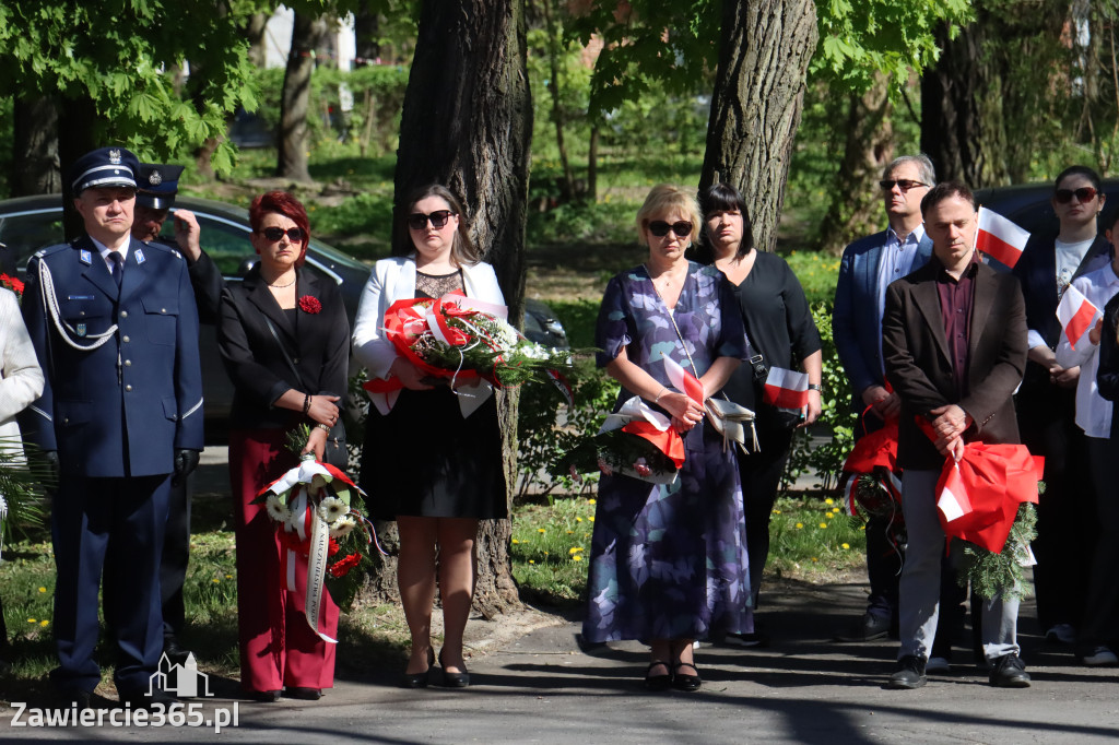 Fotorelacja Zawiercie: 235. rocznica uchwalenia Konstytucji 3 Maja