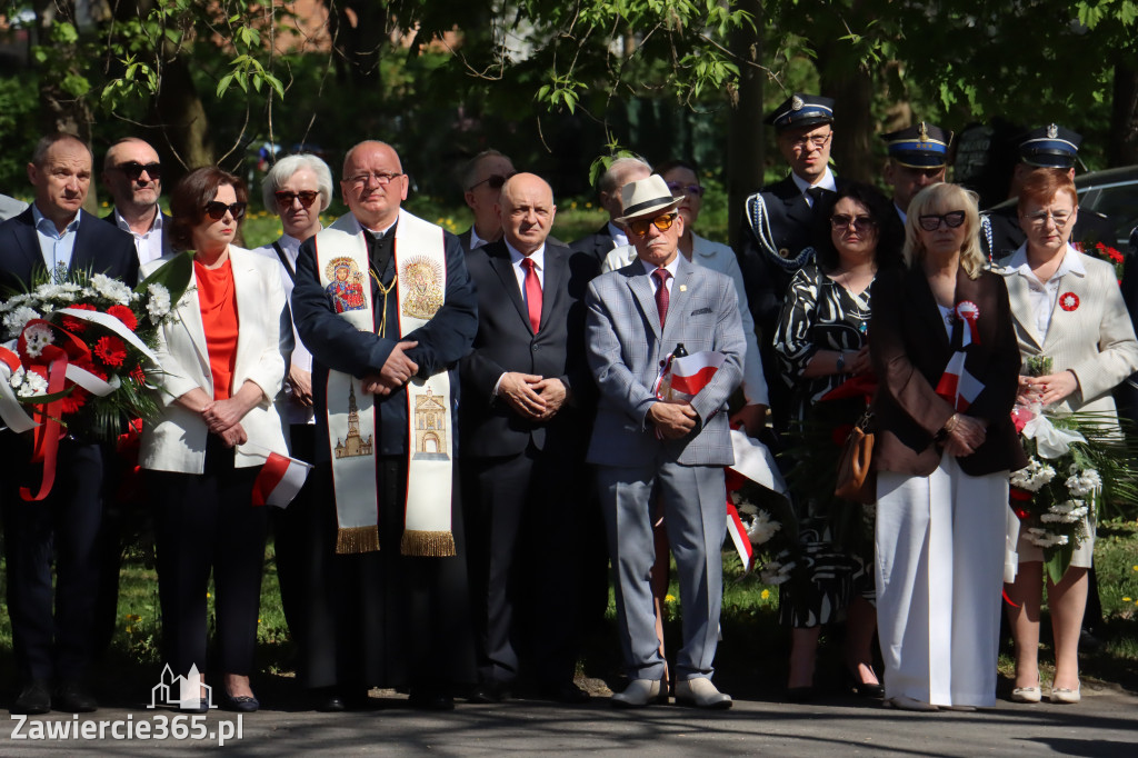 Fotorelacja Zawiercie: 235. rocznica uchwalenia Konstytucji 3 Maja