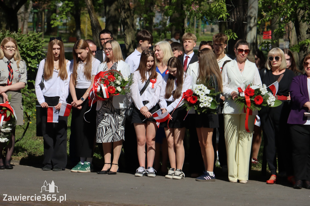 Fotorelacja Zawiercie: 235. rocznica uchwalenia Konstytucji 3 Maja