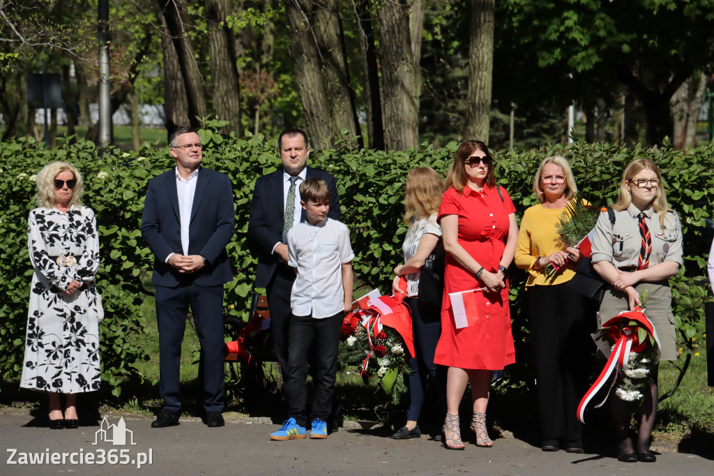 Fotorelacja Zawiercie: 235. rocznica uchwalenia Konstytucji 3 Maja