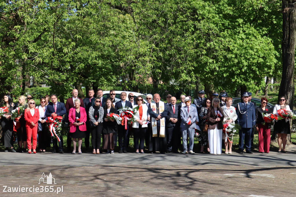 Fotorelacja Zawiercie: 235. rocznica uchwalenia Konstytucji 3 Maja