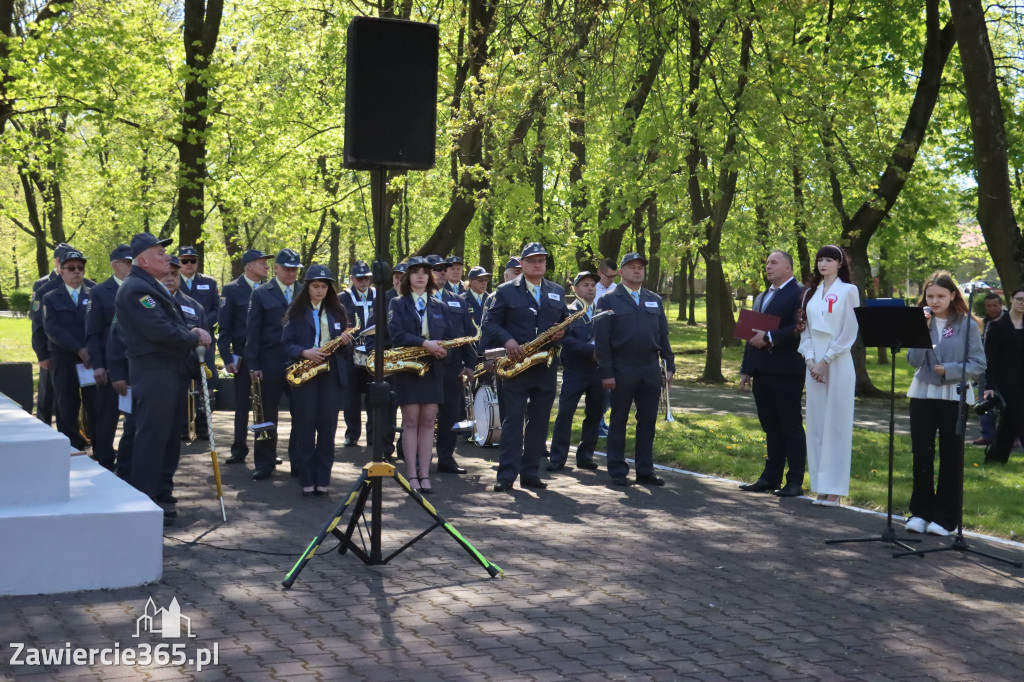 Fotorelacja Zawiercie: 235. rocznica uchwalenia Konstytucji 3 Maja