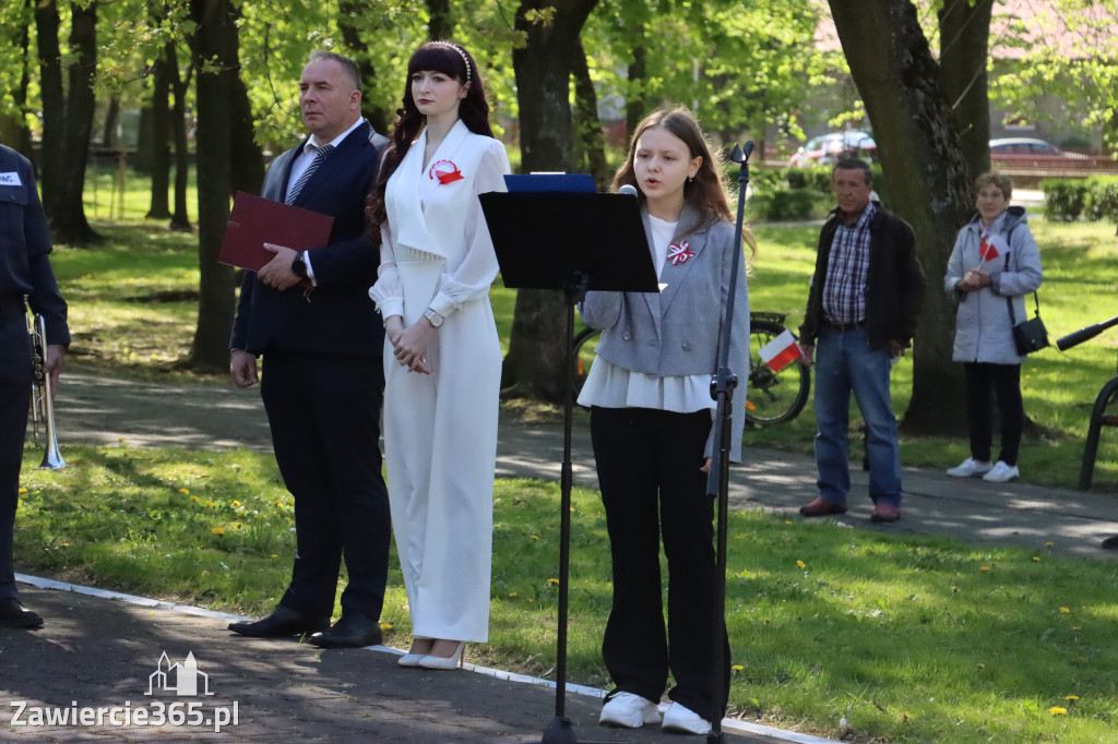Fotorelacja Zawiercie: 235. rocznica uchwalenia Konstytucji 3 Maja
