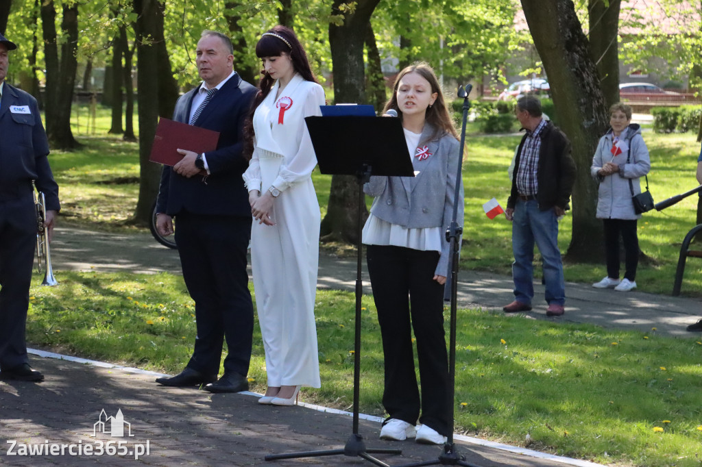 Fotorelacja Zawiercie: 235. rocznica uchwalenia Konstytucji 3 Maja