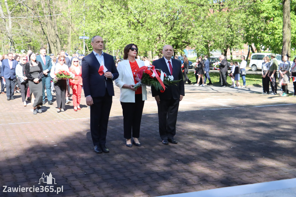 Fotorelacja Zawiercie: 235. rocznica uchwalenia Konstytucji 3 Maja