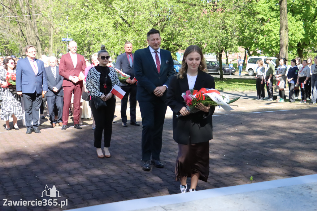 Fotorelacja Zawiercie: 235. rocznica uchwalenia Konstytucji 3 Maja