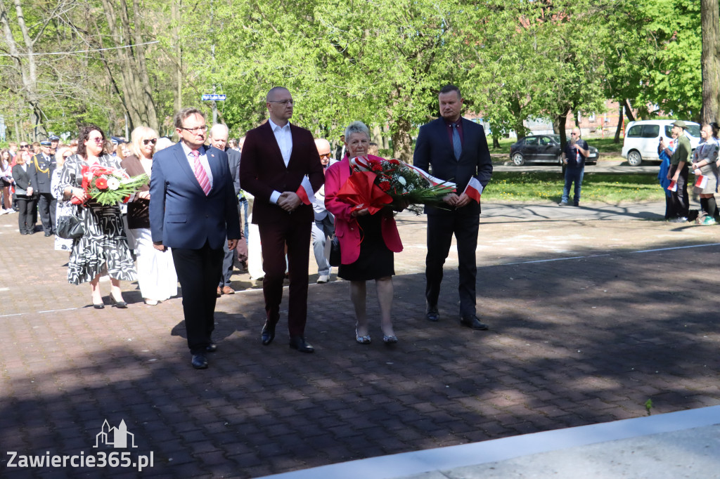 Fotorelacja Zawiercie: 235. rocznica uchwalenia Konstytucji 3 Maja