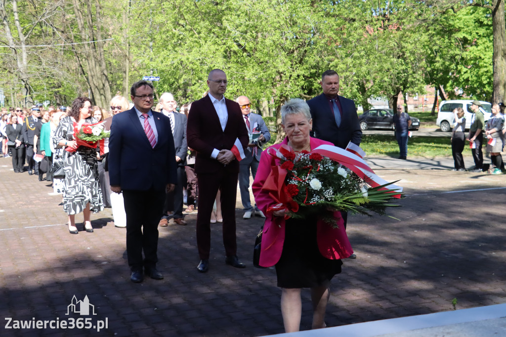 Fotorelacja Zawiercie: 235. rocznica uchwalenia Konstytucji 3 Maja