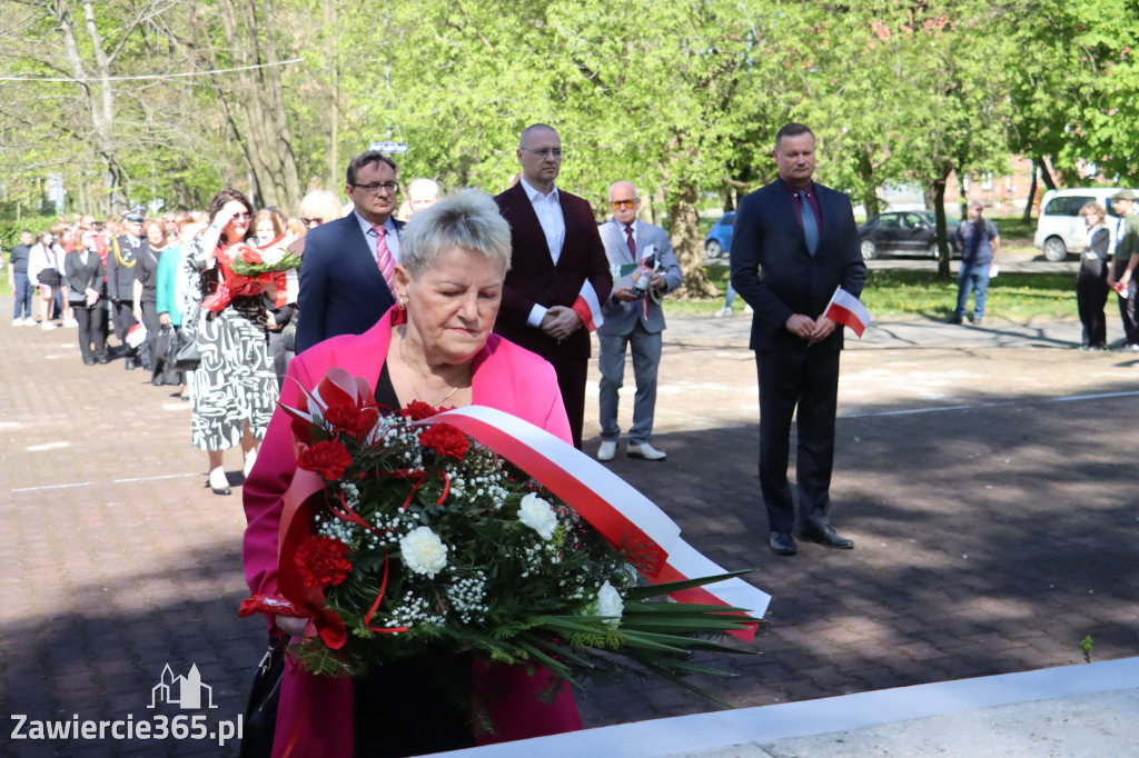 Fotorelacja Zawiercie: 235. rocznica uchwalenia Konstytucji 3 Maja