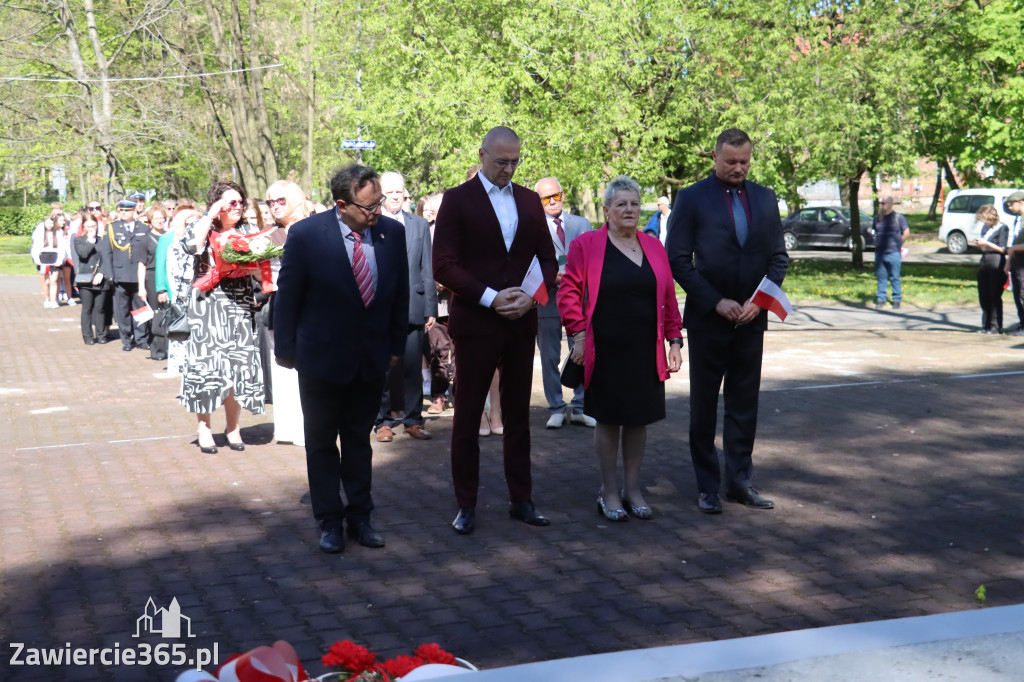 Fotorelacja Zawiercie: 235. rocznica uchwalenia Konstytucji 3 Maja