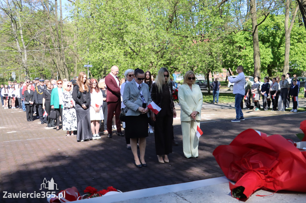 Fotorelacja Zawiercie: 235. rocznica uchwalenia Konstytucji 3 Maja