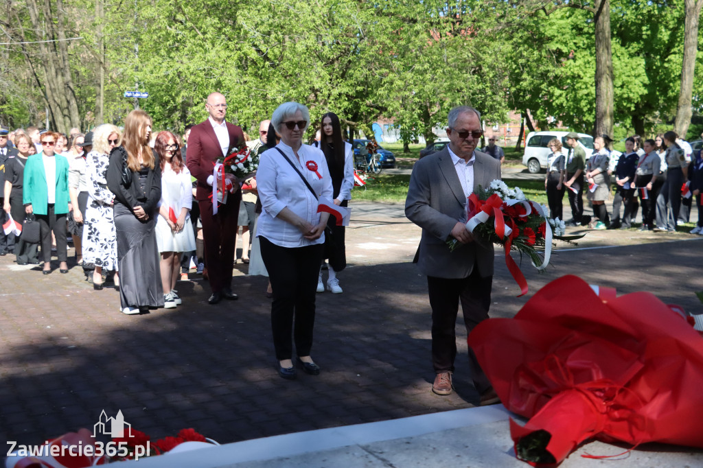 Fotorelacja Zawiercie: 235. rocznica uchwalenia Konstytucji 3 Maja