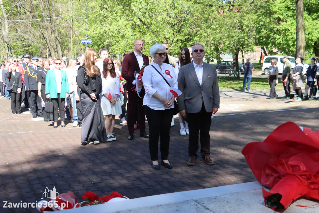 Fotorelacja Zawiercie: 235. rocznica uchwalenia Konstytucji 3 Maja