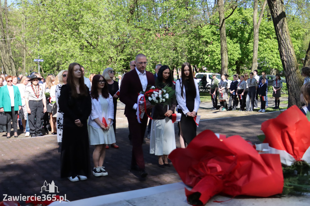 Fotorelacja Zawiercie: 235. rocznica uchwalenia Konstytucji 3 Maja