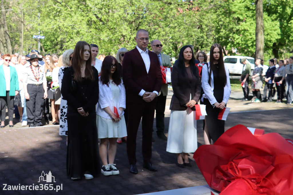 Fotorelacja Zawiercie: 235. rocznica uchwalenia Konstytucji 3 Maja