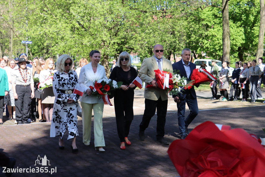 Fotorelacja Zawiercie: 235. rocznica uchwalenia Konstytucji 3 Maja