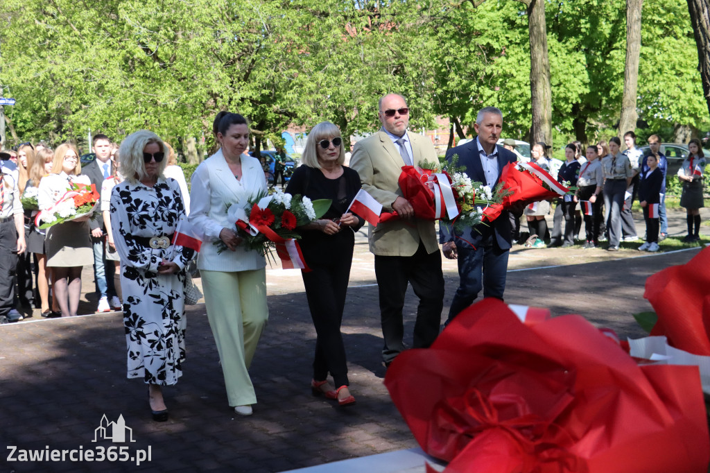 Fotorelacja Zawiercie: 235. rocznica uchwalenia Konstytucji 3 Maja