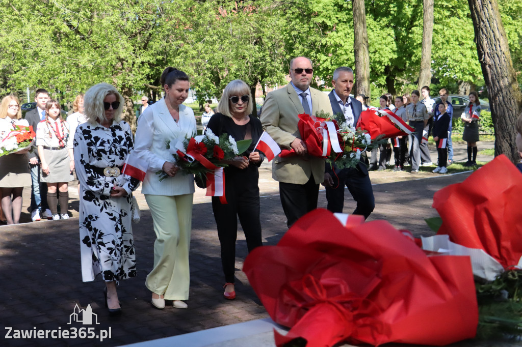 Fotorelacja Zawiercie: 235. rocznica uchwalenia Konstytucji 3 Maja