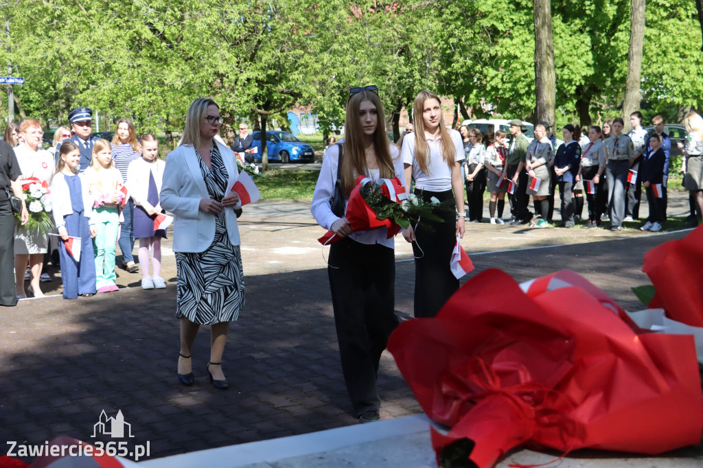 Fotorelacja Zawiercie: 235. rocznica uchwalenia Konstytucji 3 Maja