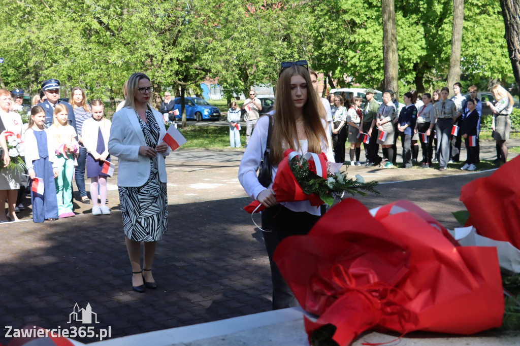 Fotorelacja Zawiercie: 235. rocznica uchwalenia Konstytucji 3 Maja