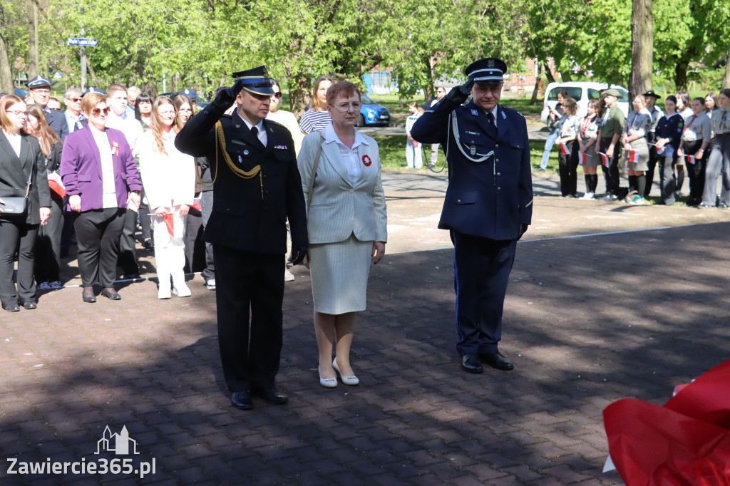 Fotorelacja Zawiercie: 235. rocznica uchwalenia Konstytucji 3 Maja