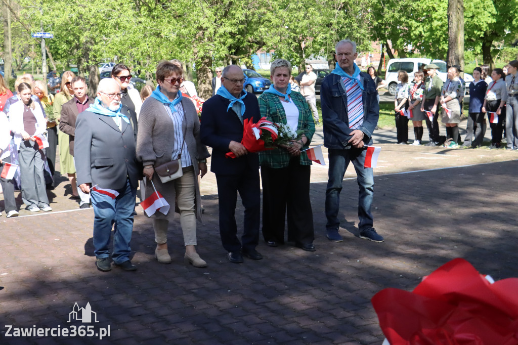 Fotorelacja Zawiercie: 235. rocznica uchwalenia Konstytucji 3 Maja