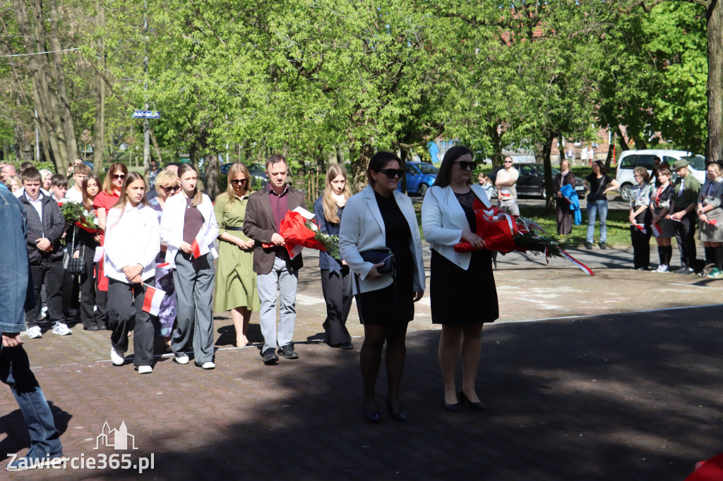 Fotorelacja Zawiercie: 235. rocznica uchwalenia Konstytucji 3 Maja