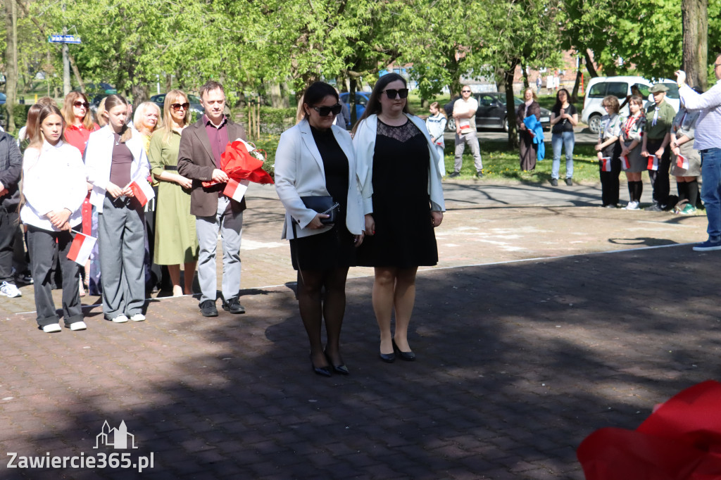Fotorelacja Zawiercie: 235. rocznica uchwalenia Konstytucji 3 Maja