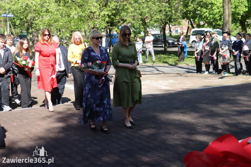 Fotorelacja Zawiercie: 235. rocznica uchwalenia Konstytucji 3 Maja