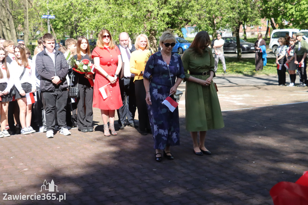 Fotorelacja Zawiercie: 235. rocznica uchwalenia Konstytucji 3 Maja