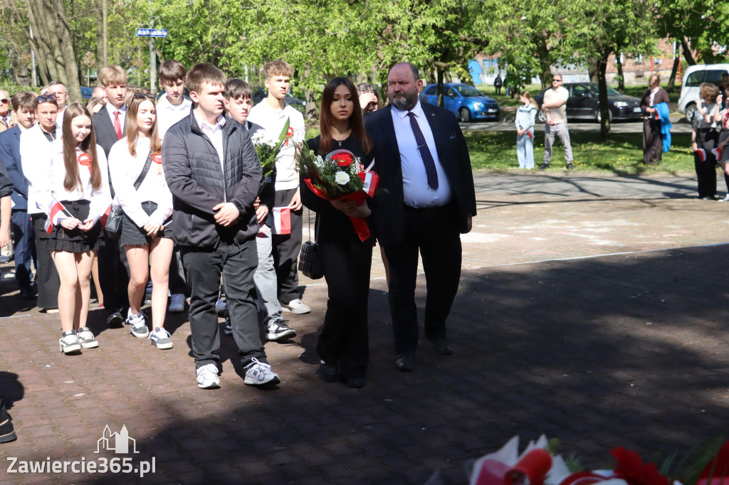 Fotorelacja Zawiercie: 235. rocznica uchwalenia Konstytucji 3 Maja