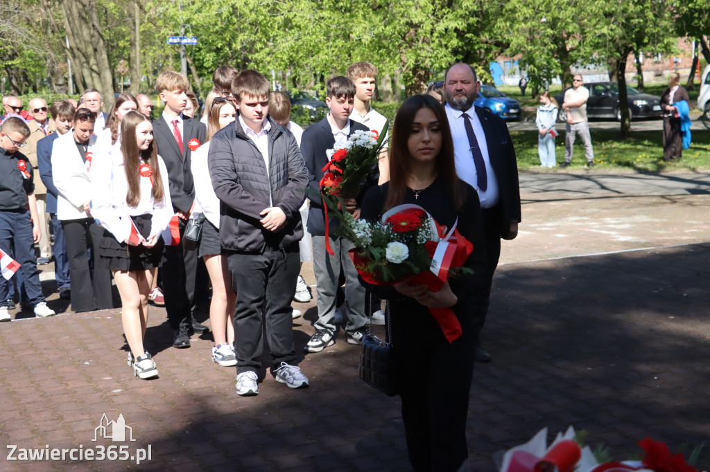Fotorelacja Zawiercie: 235. rocznica uchwalenia Konstytucji 3 Maja