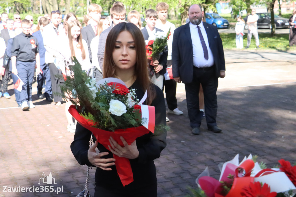 Fotorelacja Zawiercie: 235. rocznica uchwalenia Konstytucji 3 Maja