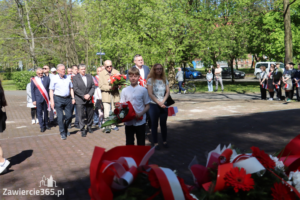 Fotorelacja Zawiercie: 235. rocznica uchwalenia Konstytucji 3 Maja