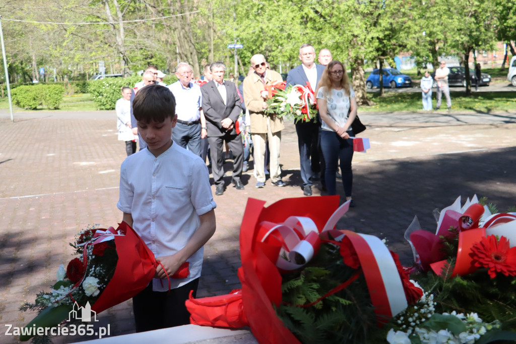 Fotorelacja Zawiercie: 235. rocznica uchwalenia Konstytucji 3 Maja