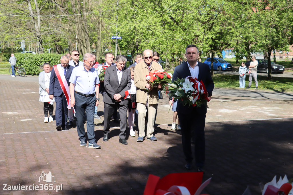 Fotorelacja Zawiercie: 235. rocznica uchwalenia Konstytucji 3 Maja