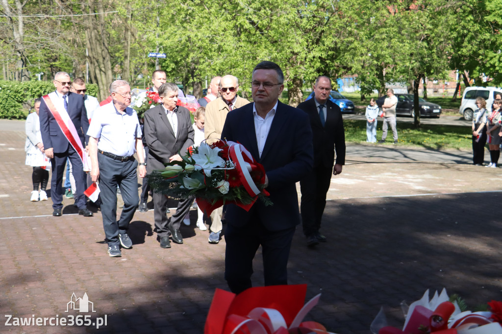 Fotorelacja Zawiercie: 235. rocznica uchwalenia Konstytucji 3 Maja