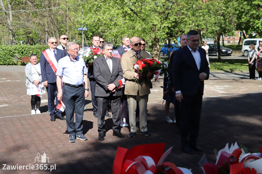 Fotorelacja Zawiercie: 235. rocznica uchwalenia Konstytucji 3 Maja