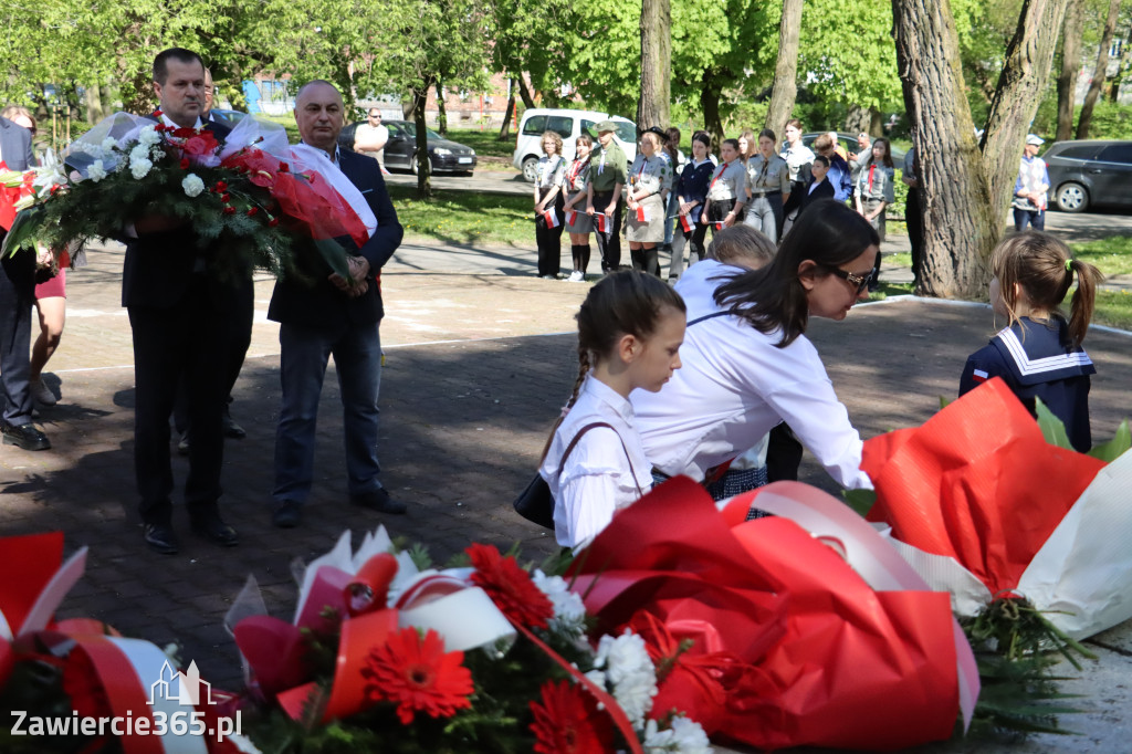 Fotorelacja Zawiercie: 235. rocznica uchwalenia Konstytucji 3 Maja