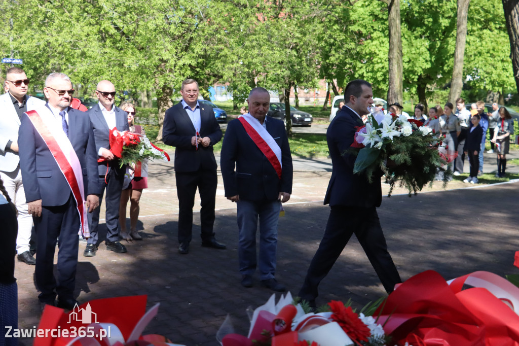 Fotorelacja Zawiercie: 235. rocznica uchwalenia Konstytucji 3 Maja