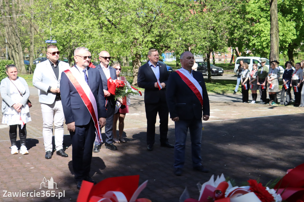 Fotorelacja Zawiercie: 235. rocznica uchwalenia Konstytucji 3 Maja