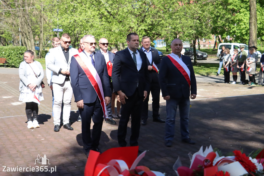 Fotorelacja Zawiercie: 235. rocznica uchwalenia Konstytucji 3 Maja