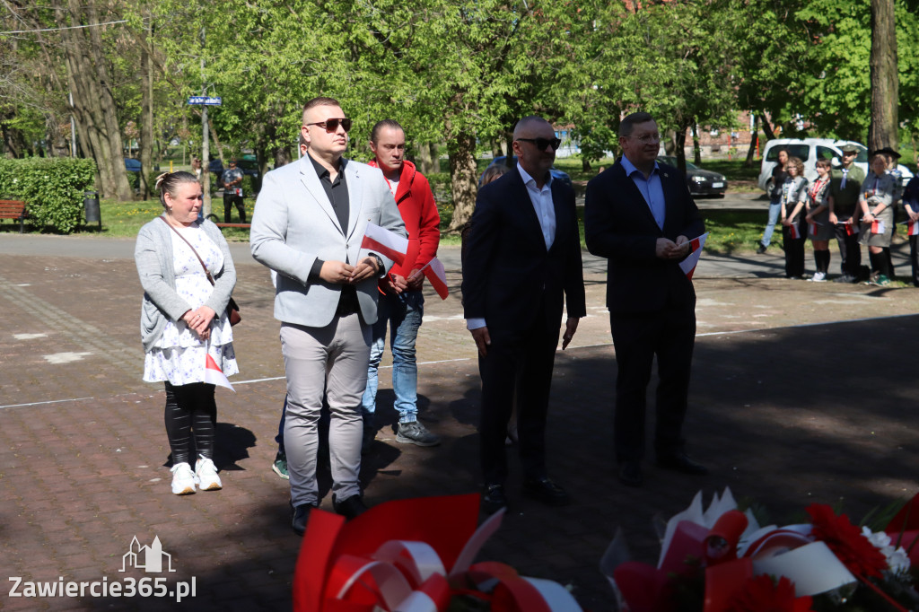 Fotorelacja Zawiercie: 235. rocznica uchwalenia Konstytucji 3 Maja