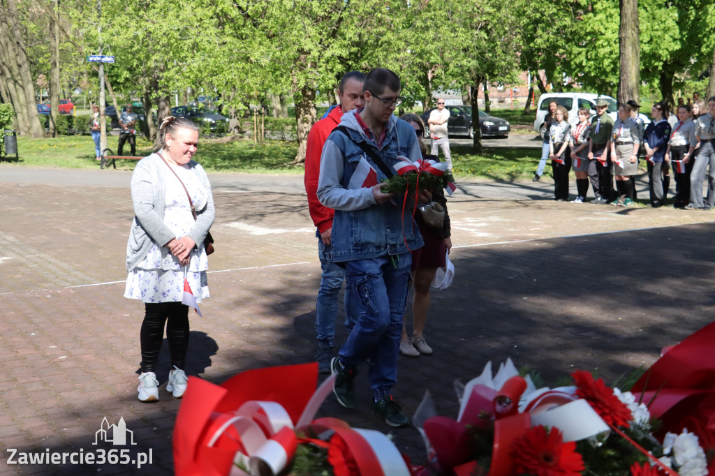Fotorelacja Zawiercie: 235. rocznica uchwalenia Konstytucji 3 Maja