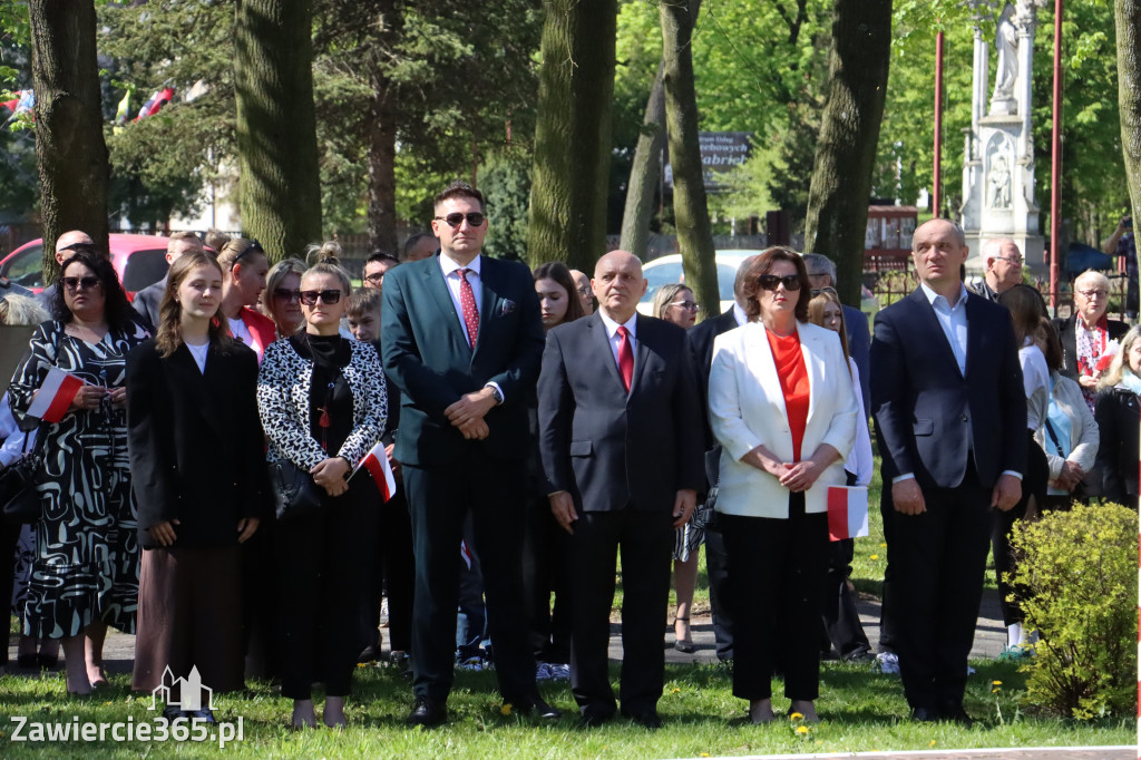 Fotorelacja Zawiercie: 235. rocznica uchwalenia Konstytucji 3 Maja